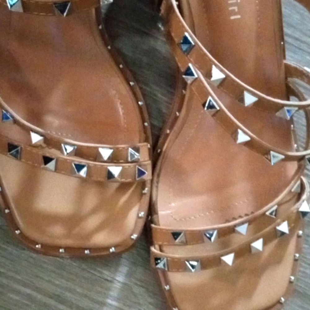 Madden Girl Roamm Slides Heels Sandals 9 - Picture 3 of 8